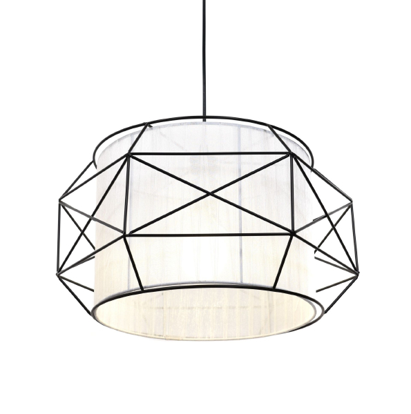 Светильник подвесной Lumina Deco LDP 8001 BK+WT