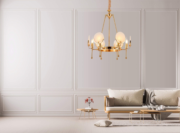 Подвесная люстра Montego LDP 8010-6 F.GD