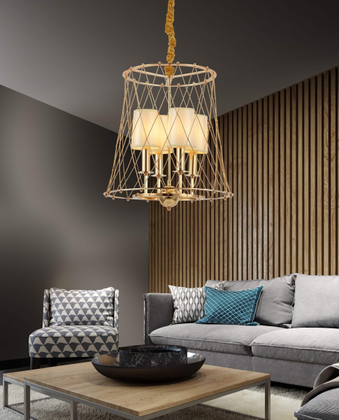 Подвесная люстра Berton LDP 8013-4 F.GD