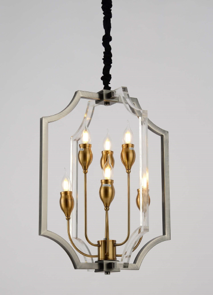 Подвесная люстра Lumina Deco LDP 8014-3+3 BK+AK