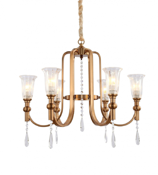 Подвесная люстра Rionella LDP 8041-6 S.GD