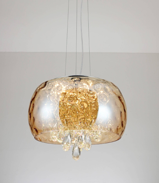 Подвесная люстра Rubina LDP 8044-400 AMB