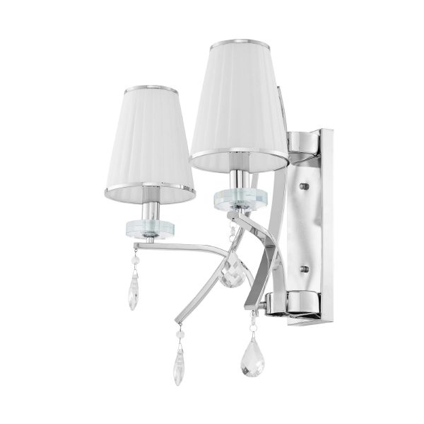 Настенное бра Lumina Deco LDW 66247-2 WT+CHR