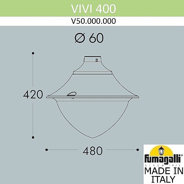 Консольный уличный светильник Vivi V50.000.000.LXH27