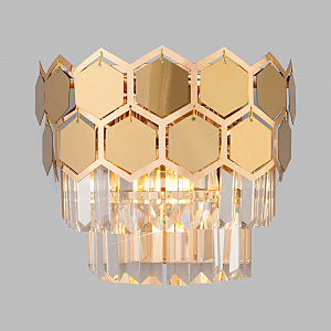 Настенное бра Ariana 10113/2 золото/прозрачный хрусталь Strotskis