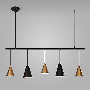 Светильник подвесной Castle 50088/5 черный/золото