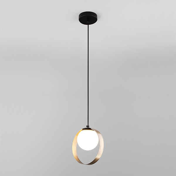 Светильник подвесной Dublin 50205/1 черный/бронза