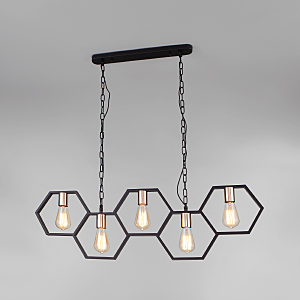 Светильник подвесной Arnia 70117/5 черный