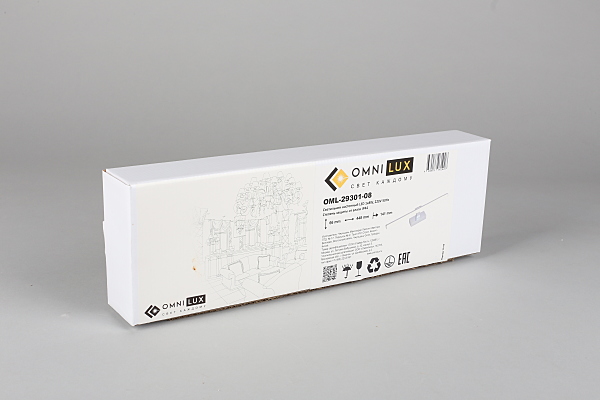 Подсветка зеркал и полок Bormio OML-29301-08