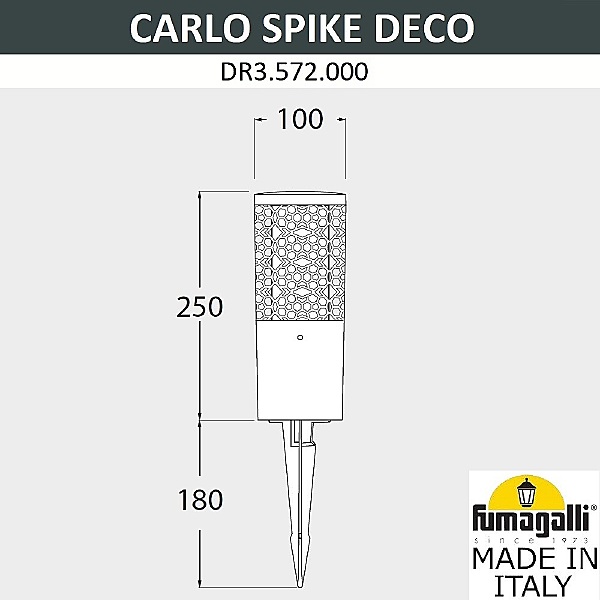 Грунтовый светильник Carlo Deco DR3.572.000.WXU1L
