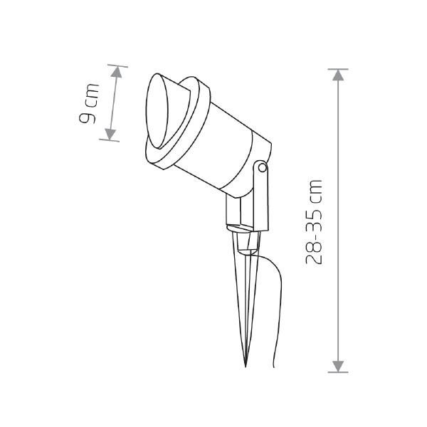 Грунтовый светильник Bush 3401