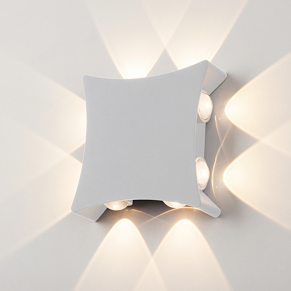 Уличный настенный светильник 1631 TECHNO LED 1631 TECHNO LED Белый