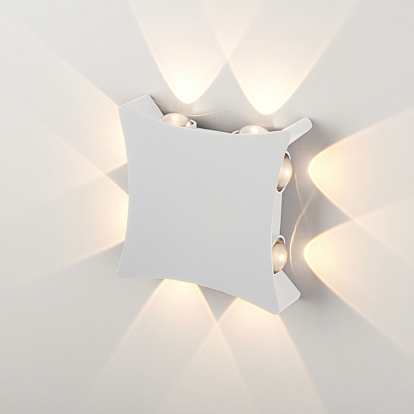 Уличный настенный светильник 1631 TECHNO LED 1631 TECHNO LED Белый