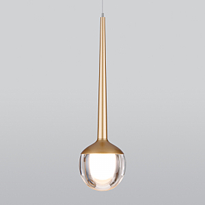 Светильник подвесной DLS028 DLS028 6W 4200K золото