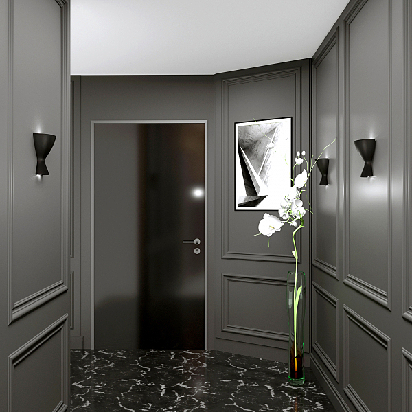 Настенный светильник Eos Eos LED чёрный (MRL LED 1021)