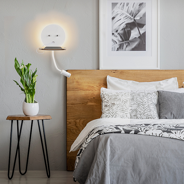 Настенный светильник Lungo Lungo LED белый (MRL LED 1017)