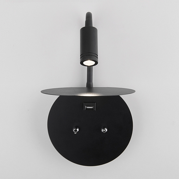 Настенный светильник Lungo Lungo LED чёрный (MRL LED 1017)