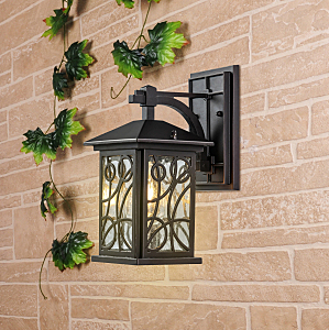 Уличный настенный светильник Tira Tira D кофейное золото (GL 1005D)