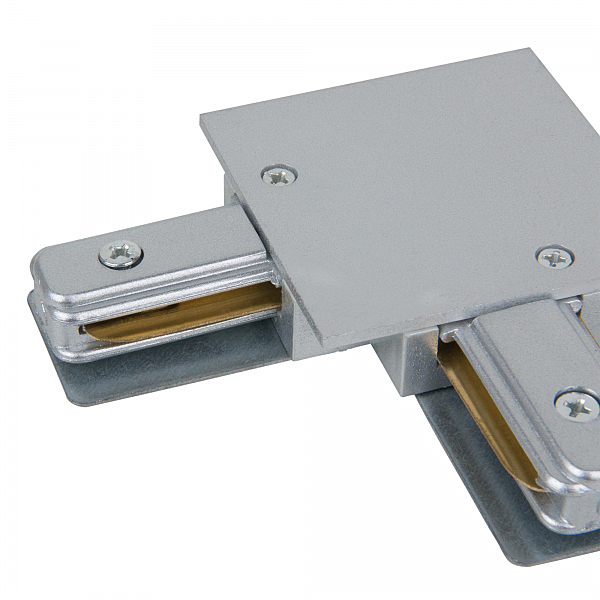Комплектующие для трек-систем Track Rail SL Recessed TRCM-1-1-L-CH / Коннектор угловой для однофазного встраиваемого шинопровода (серебристый)