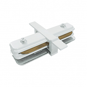 Комплектующие для трек-систем Track Rail WH Recessed TRCM-1-I-WH / Коннектор прямой для однофазного встраиваемого шинопровода (белый)