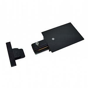 Комплектующие для трек-систем Track Rail BK Recessed TRPF-1-BK / Ввод питания и заглушка торцевая для однофазного встраиваемого шинопровода (черный)