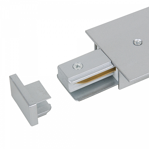 Комплектующие для трек-систем Track Rail SL Recessed TRPF-1-CH / Ввод питания и заглушка торцевая для однофазного встраиваемого шинопровода (серебристый)