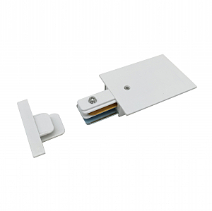 Комплектующие для трек-систем Track Rail WH Recessed TRPF-1-WH / Ввод питания и заглушка торцевая для однофазного встраиваемого шинопровода (белый)