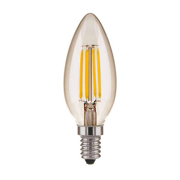 Светодиодная лампа Elektrostandard Свеча BLE1409 9W 3300K E14 (CW35 прозрачный)