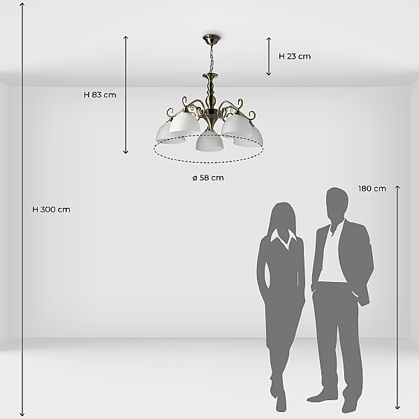 Подвесная люстра Олимп 318014705