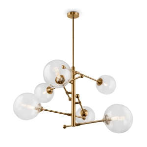 Люстра на штанге Maddison FR5115PL-06BZ