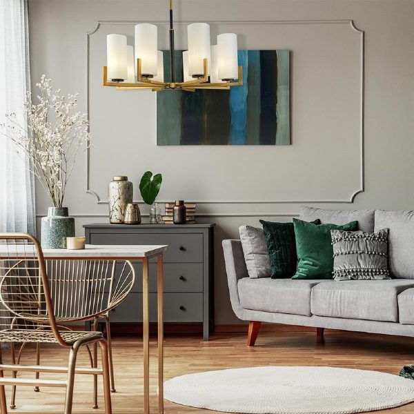 Люстра на штанге Fortano MOD089PL-08BS