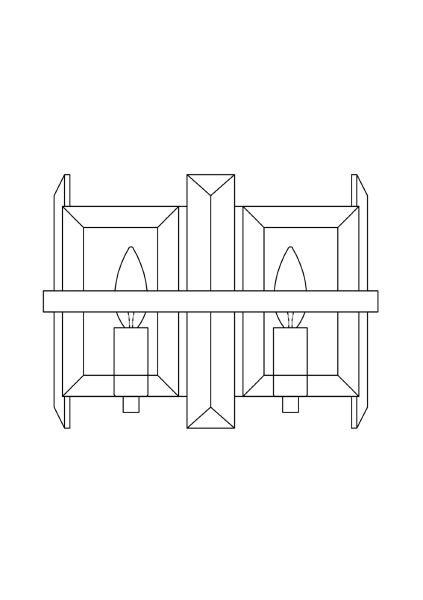 Настенное бра Cerezo MOD201WL-02N