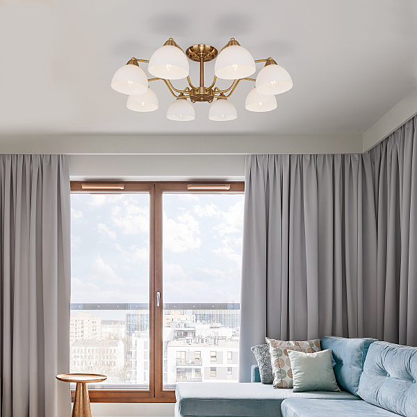 Потолочная люстра Carissa 30172/5 античная бронза