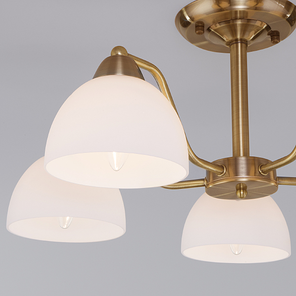 Потолочная люстра Carissa 30172/5 античная бронза