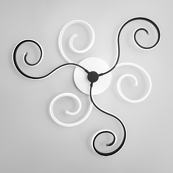 Потолочная люстра Friori 90149/3 белый/черный