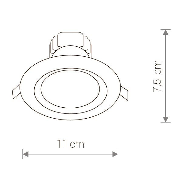 Встраиваемый светильник Ceiling Led 5955