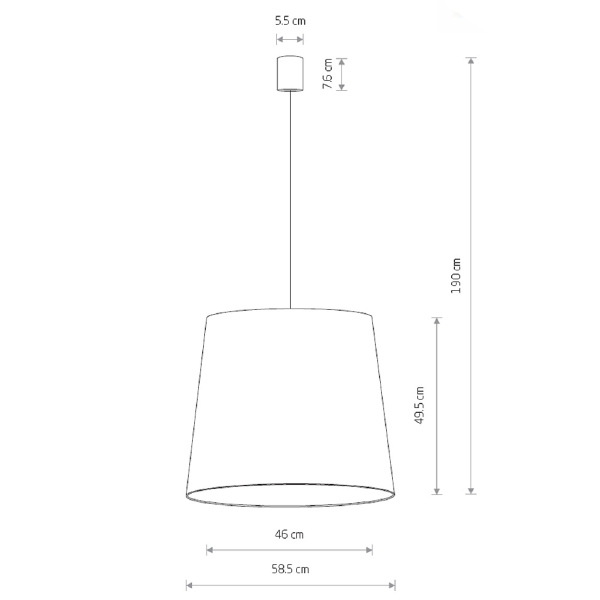 Светильник подвесной Cone L 8438