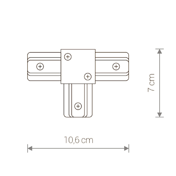 Комплектующие для трек-систем Profile 9186