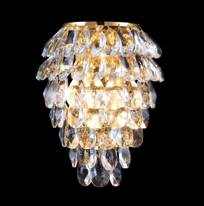 Настенное бра Charme CHARME AP3 GOLD/TRANSPARENT