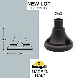 Консольный уличный светильник Столб Модерн 000.115.000.A0