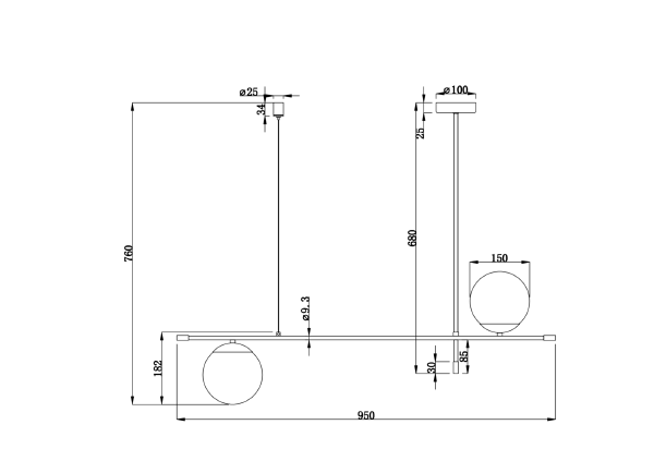 Светильник подвесной Nostalgia MOD048PL-02G