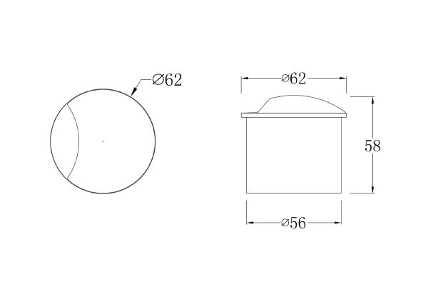 Уличный встраиваемый Biscotti O035-L3W3K