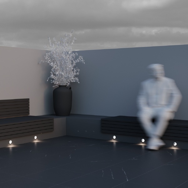 Уличный встраиваемый Biscotti O035-L3W3K