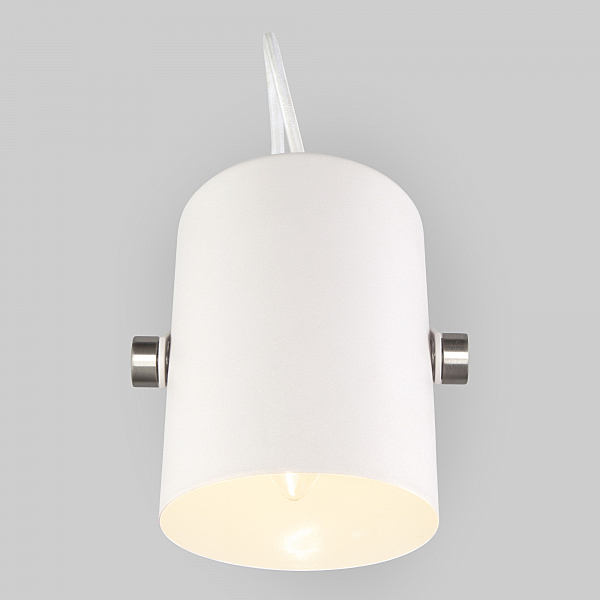 Светильник спот Italio 20093/1 белый/сатин никель