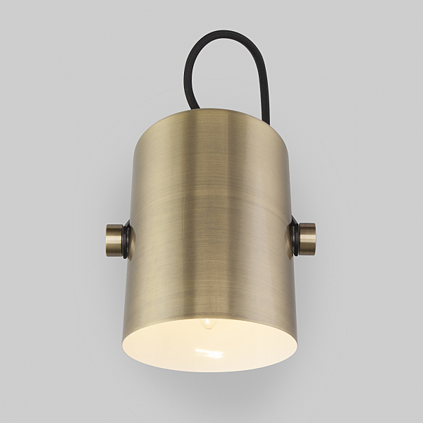 Светильник спот Italio 20093/1 черный/античная бронза