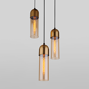 Светильник подвесной Airon 50180/3 янтарный