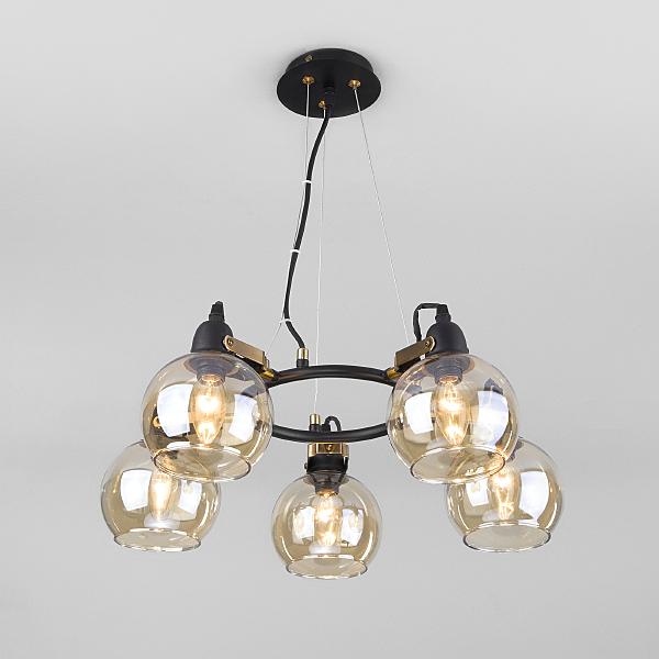 Подвесная люстра Mateo 70119/5 черный