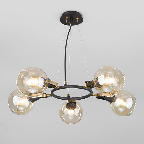 Подвесная люстра Mateo 70119/5 черный