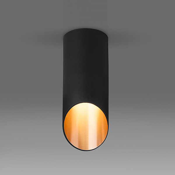 Накладной светильник 7011, 7005 DLN114 GU10 черный/золото