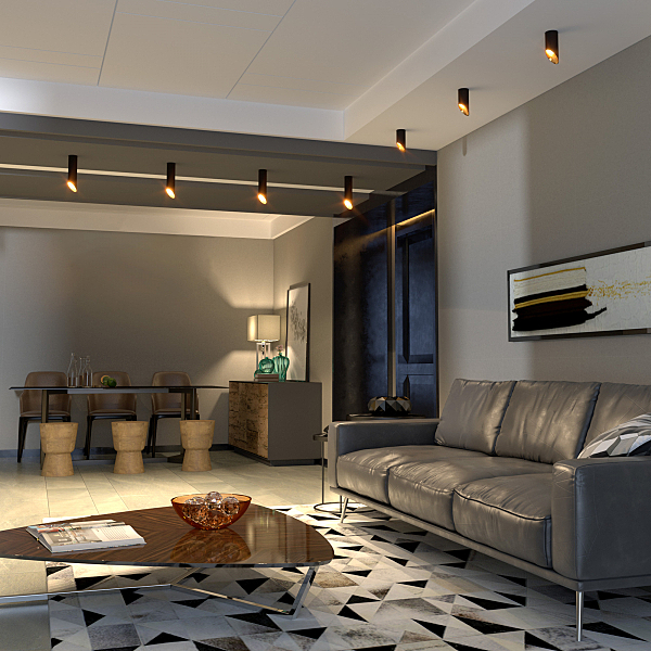 Накладной светильник 7011, 7005 DLN115 GU10 черный/золото